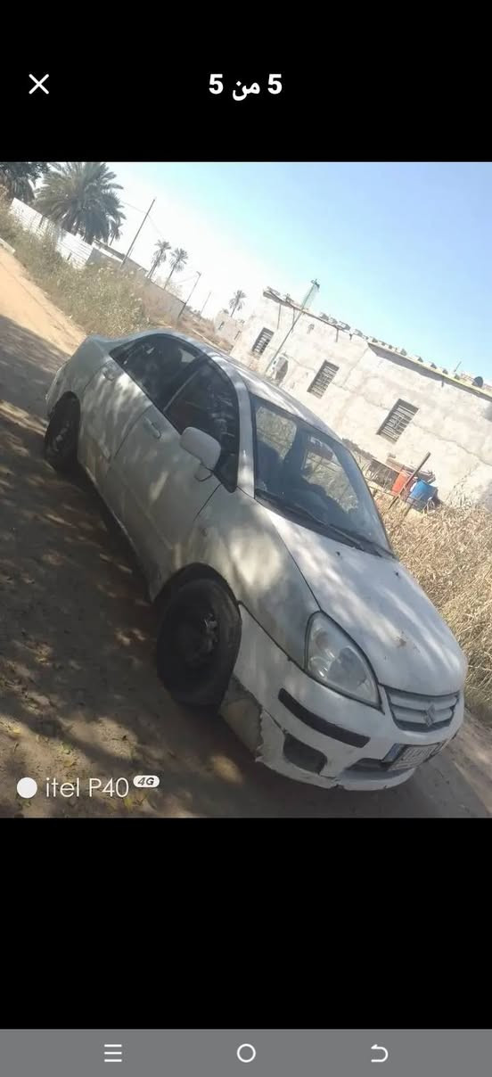 سازوكي ليانا ابيض  موديل ٢٠٠٥
سنويه ل ٢٨ 
باسم واحد بالبصره يريد تحويل 
تايرات جدد باتري وراديتر  جديد وشاشه لمس
مكينه اقتصاديه ١٨٠٠
گير ومحرك خير من الله 
سعر 33 وبيهه مجال 
مكاني بصره وراعيهه بصره
متواجد الاتصال  ع الرقم ***********
