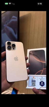 آيفون ١٦ برو ماكس • ٢٥٦ • ضمان وكالة