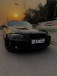 BMW E90 تون توربو محرك N54 رقم بغداد مميز 4 ارقام مكرر حرف أ بسمي تحوي...