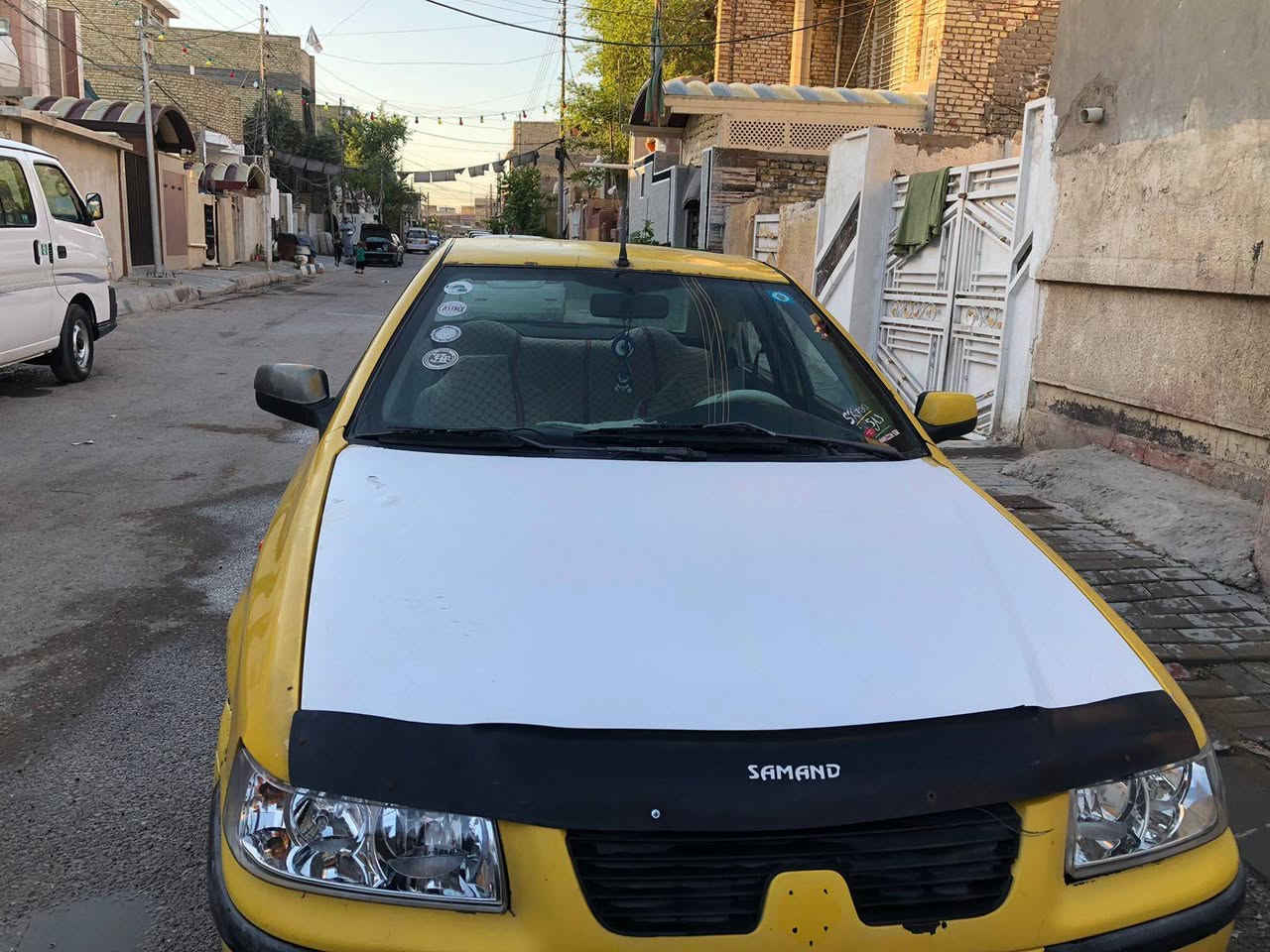 ألسلام عليكم سمند موديل 2009 سياره جاهزه تبريد تخم تاير مكينه فرنسي بس صدرهه تعبان مصفره غرامات هيئه بيع او مراوس سعره 27 هاتف ***********

