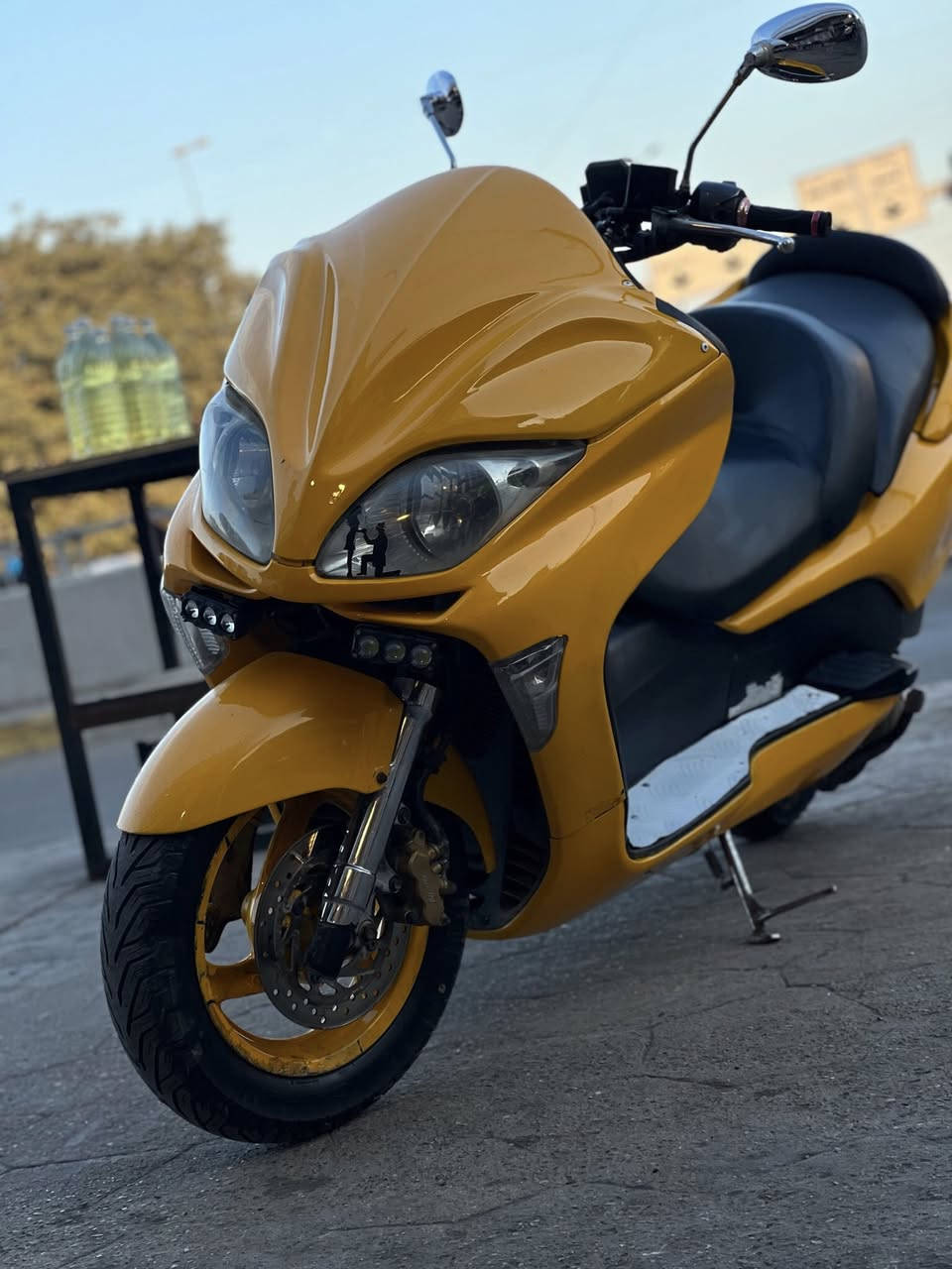 سلام عليكم شباب 08دراجه جديده ما ناقصه شي ابد وخير من الله كلشي بيه جديد بجم بومه سستم سماعات يعني كامله الخير سعره من الخير بدون تعامل 9وراق قفل مكاني بغداد احي الجامعه هاذه رقمي بي واتساب***********
