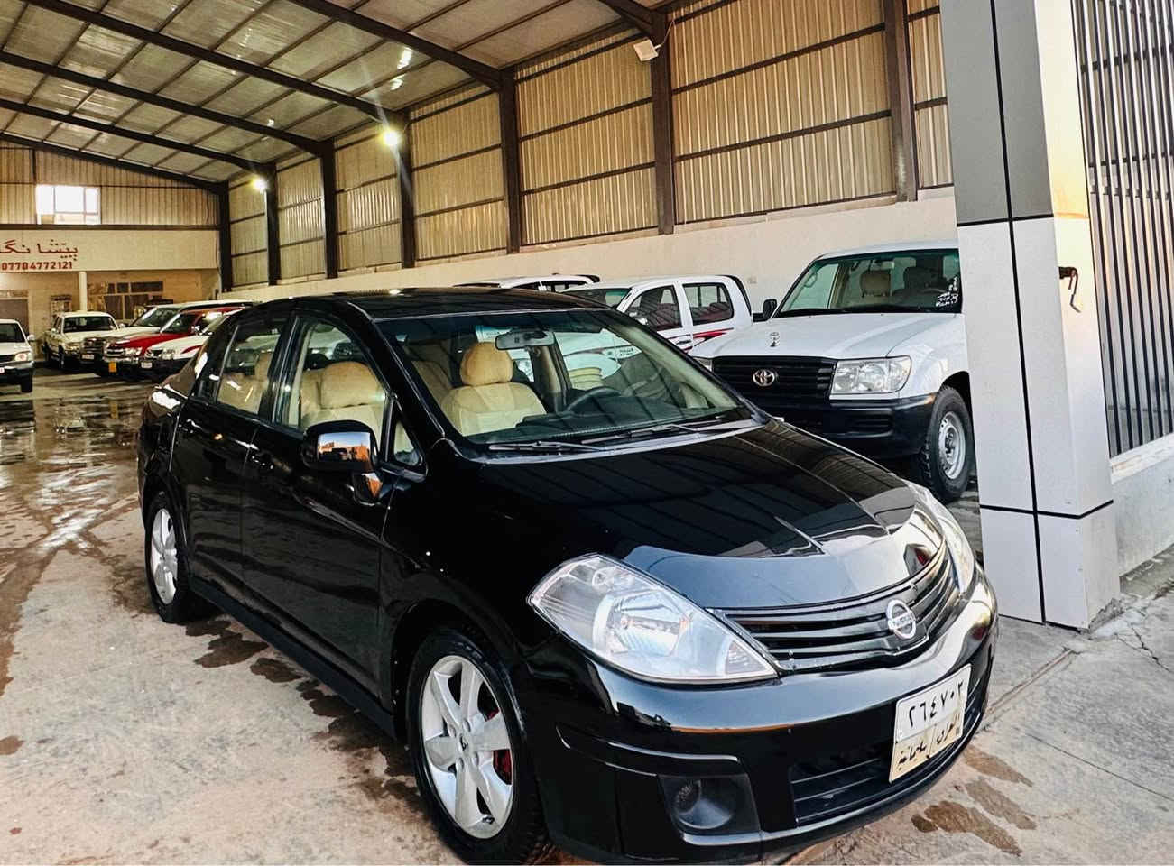 نیسان تیدا مۆدیل ۲٠۱۱ گێر تۆماتیک گێرو مەکینە بەشەرت ڕەقەم سلێمانی بەشەرتی تەحویل و بەناوکردن ۷ وەرەقە خڕامەی لەسەرە دوای معامەلە دەیگەڕینمەوە فول مواسەفات مواسەفاتی گێر تۆماتیک چوار جام کاربای شاشە ئایپاد سوکان ڤۆلیۆم قوفر مەرکەزی تەبرید ساردو گەرم ویل کەپ چوار تایەو ویلی نوێی لەژێرە تەقەو رەقە چرکەی تێدا نیە بەشەرت سەیارەکە حیزام بۆیاخە  پێشی جەمپێکی هەیە دواوەشی لێدرانی هەیە وەرگەراو نیە بەشەرت وەرگەراو بڕاوە بەشەرت سەیارەکە دینار مەسروفی تێدا نیە کارەبای کامل مەزبوتە بەشەرت وەرگڕاو بڕاوە بەشەرت سەیارەکە لە کۆیەیە سعری ۷۱ و معامەلە 
ژمارەی مۆبایل: 
*********** كويسينجاك, أربيل
