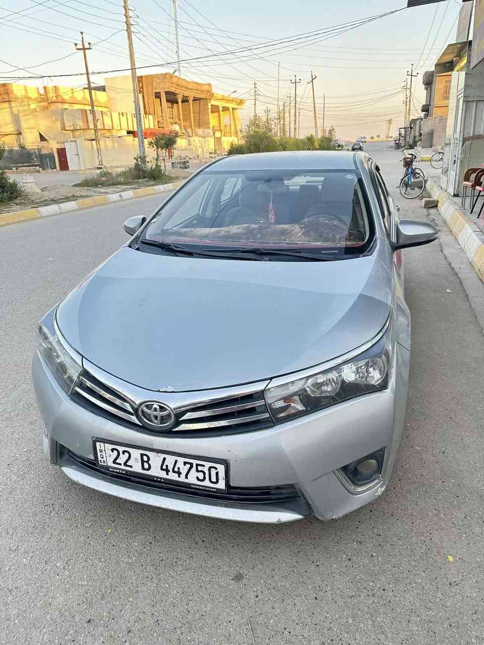 كورلا خليجي 2015 بأسمي رقم اربيل
بيها بارد موضح بالسونار 
مكانه السيارة ديالى المقدادية 
السعر ب 143 وبيها مجال 
للاستفسار ***********
بيع او مراوس باقل 
كير ومكينة مكفولات
