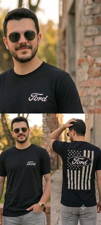 تيشيرتات وكالة • جيب وفورد • مقاسات S-3XL