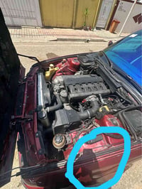 بي ام 525 • موديل ١٩٩٣ • ضربة بجامل السائق