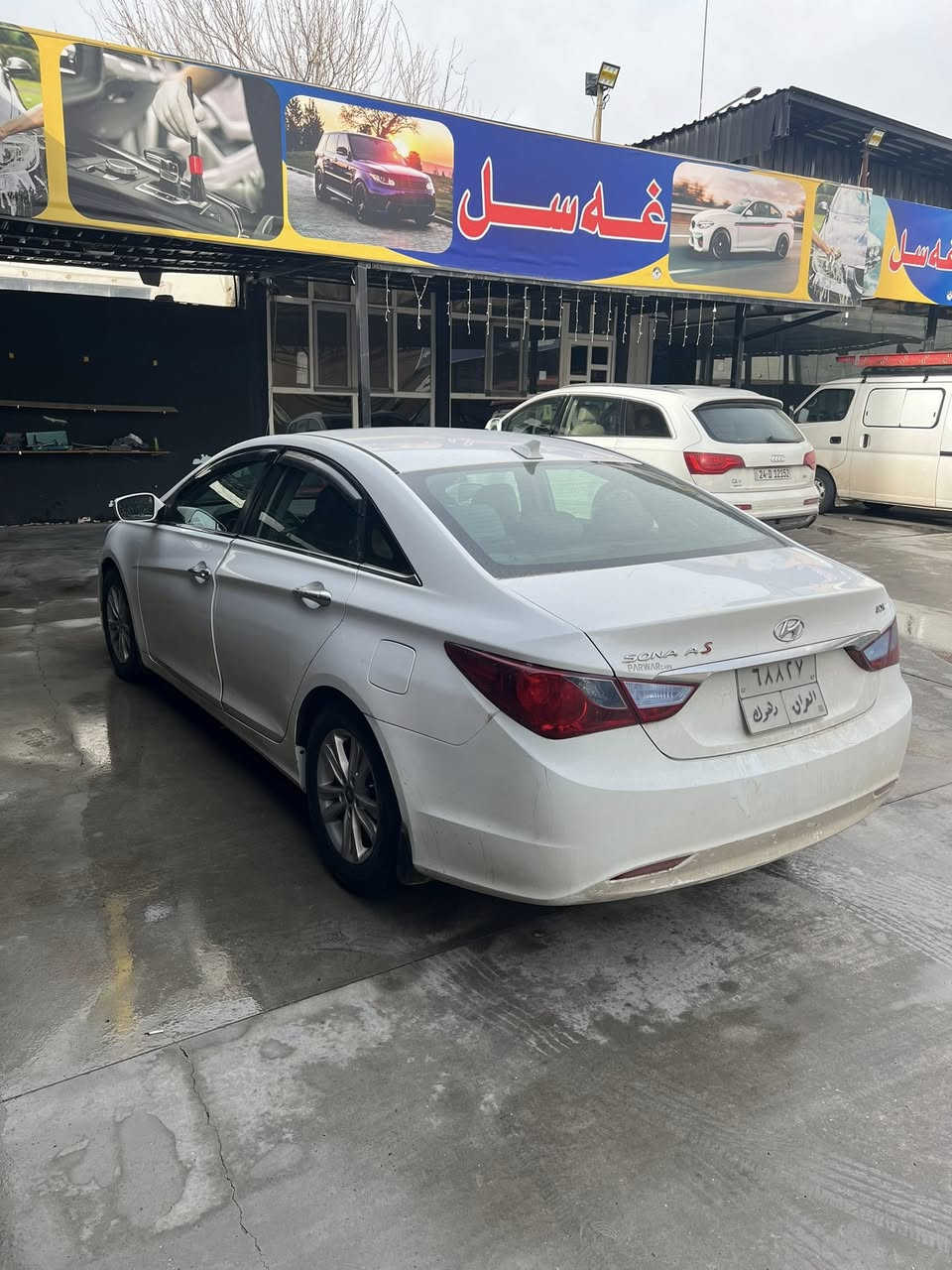 سوناتا 2013 امريكي
فول موصفات سلايت 
مكينه 24 مرغوب
كير و مكينه شه رت 
حقيقي 120 مايل ماشيه
بدون دعم و سبخ و تعديل
رقم دهوك شرط تحويل
سعر مناسب 117$ مجال 
مكان زاخو /واتساب ***********
