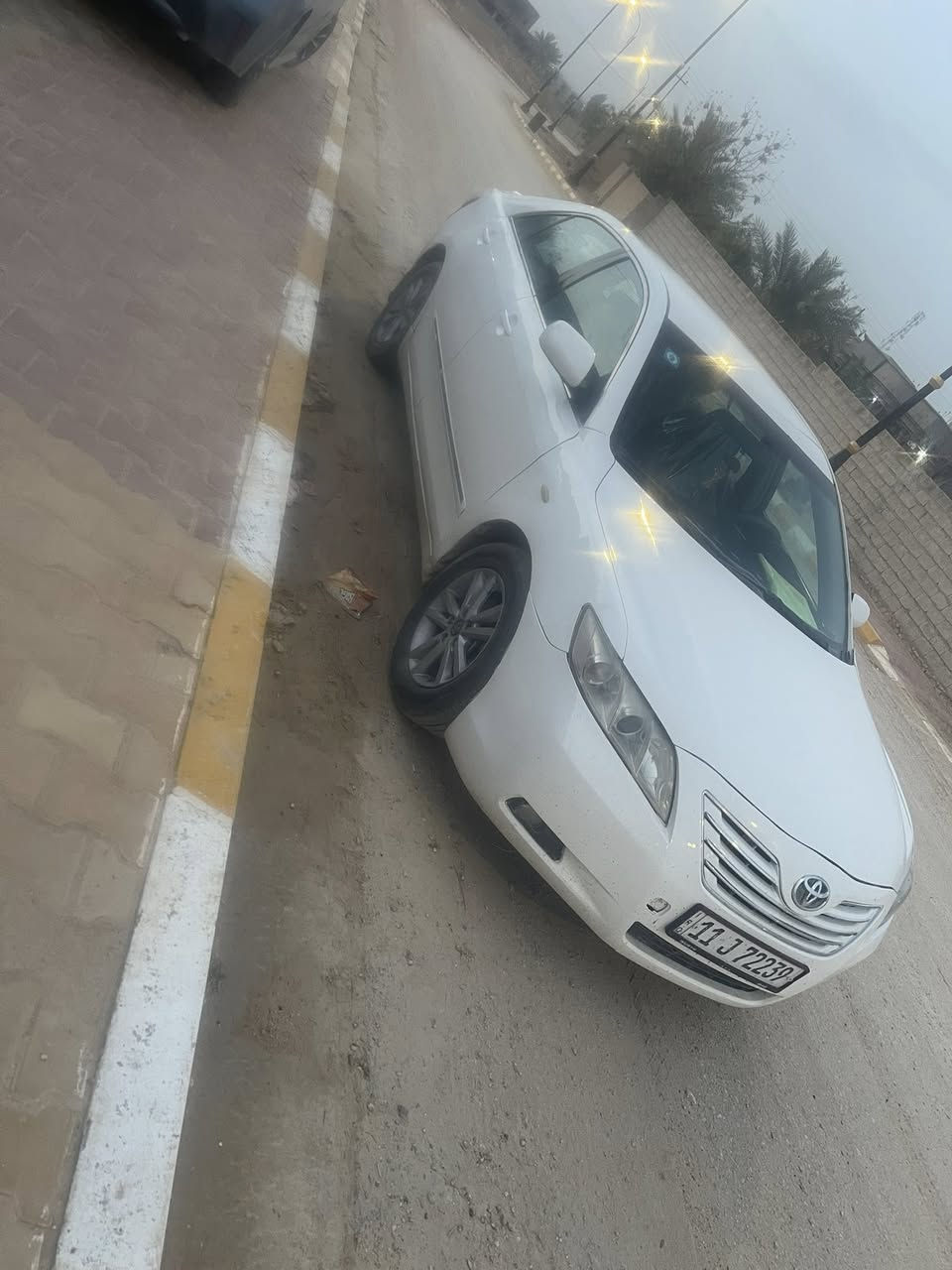 كامري 2008
خليجي ابيض 
رقم بغداد 
شاشة كامره تحكمات ستيرن
صبغ حزام اثر طخات القماره بدون صبغ 
گير - محرك - تبريد -صدر-تاير بدون اي نقص 
ماشي 320 
الحرك قبل ثلاث اشهر شاده حاويه 
السيارة حزمتهه قبل اسبوع بعدهه ما مبولشه ولا مغسوله وصوره قبل الحزام موجوده 
السعر 87 وبيهه مجال 
تواصل فقط رقم ماسنجر ما متواجد 
***********
