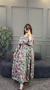 دشداشة نسائية • كشمير ايطالي • فري سايز ٨٥كغ