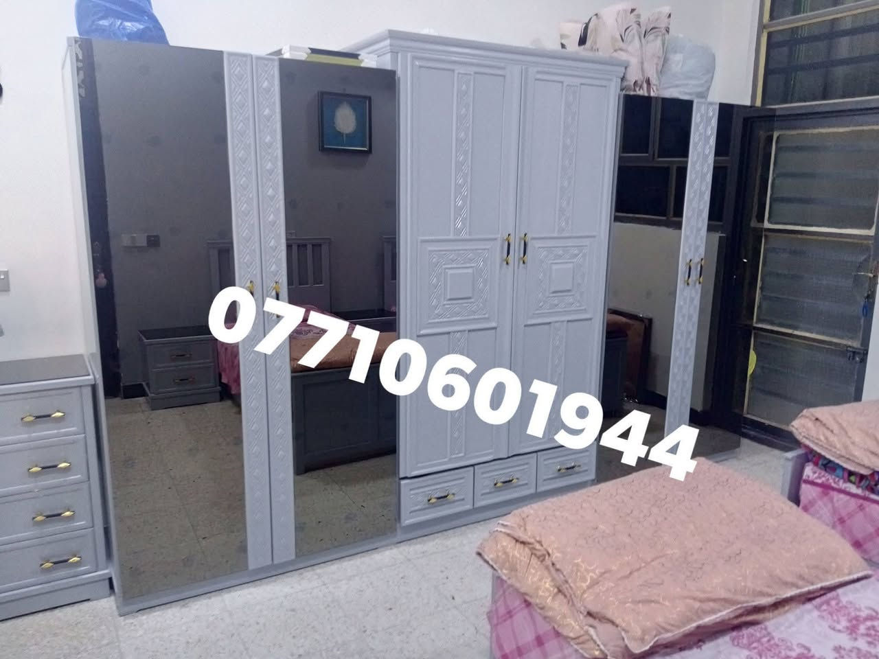 أسلام عليكم زبائنا تم تسليم غرفة اطفال داخل خارج صاج الون رصاصي حسب طلب الأخ زيد في منطقه البعيثه اي أستفسار راسلونه على الواتساب


**إذا كنت صاحب هذا الإعلان وتريد حذفه لأي سبب، رجاءا أرسل رسالة إلى الدعم الفني**