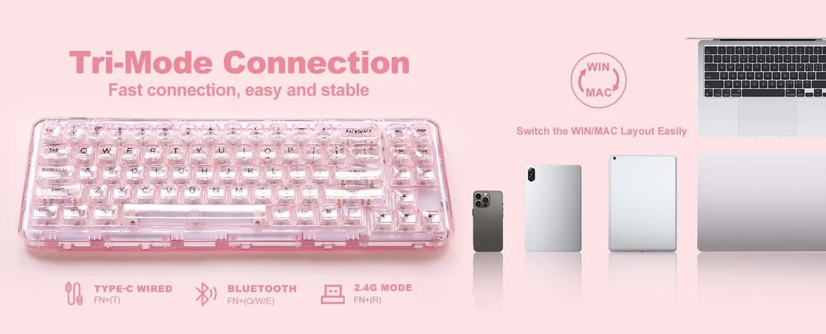 YUNZII X71 Transparent Wireless - RGB
الحالة: جديد
اللون: سمائي ثلجي
السعر: 90,000 ألف شامل التوصيل


**إذا كنت صاحب هذا الإعلان وتريد حذفه لأي سبب، رجاءا أرسل رسالة إلى الدعم الفني**