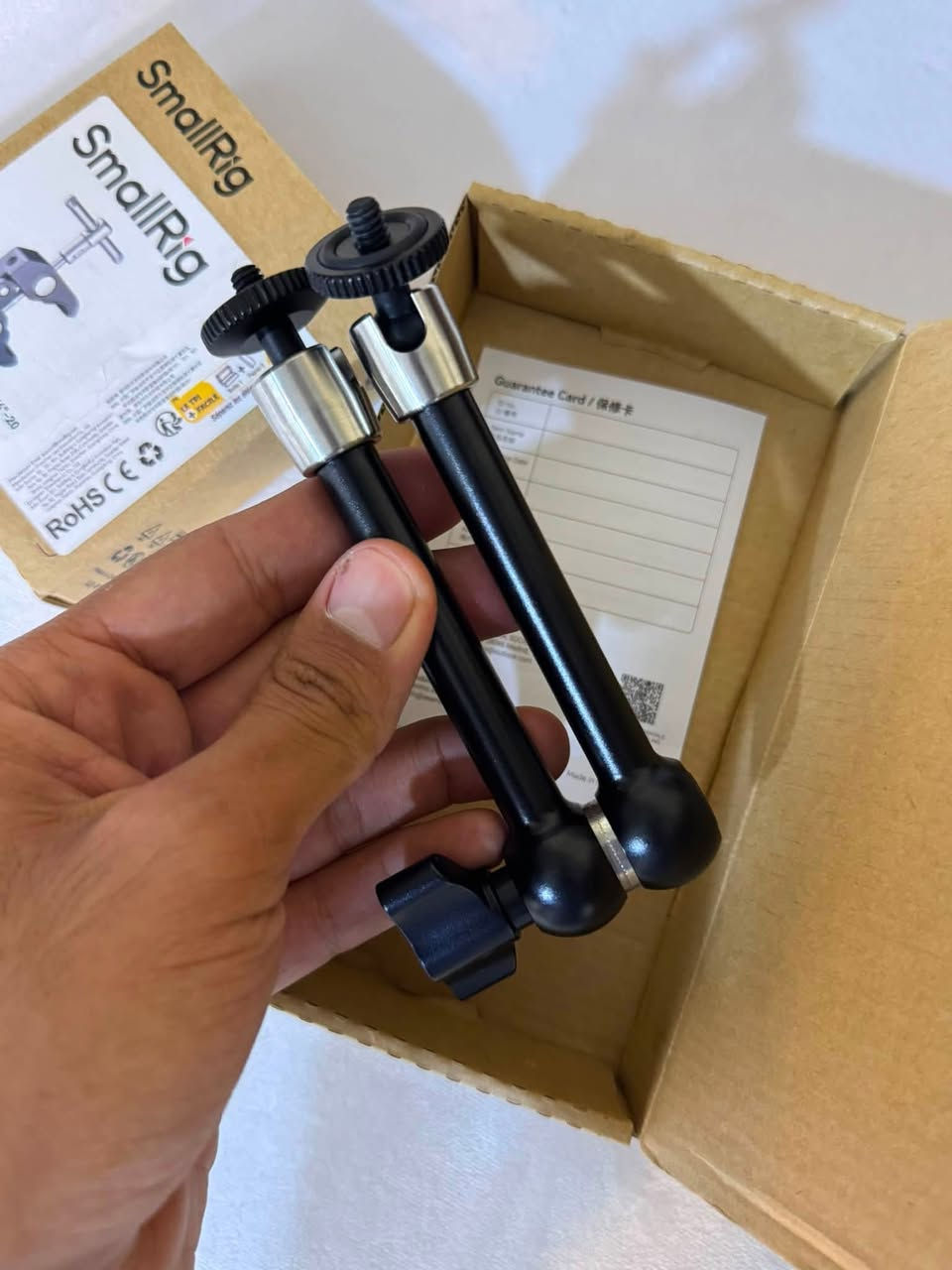 ماجك ارم وسوبر كلامب ماركة smallrig
+ سوبر كلامب ماركة ulanzi نوعية ممتازة معدن
ال3 قطع كلهن 55 الف مع التوصيل

ملاحظة: قطعة ulanzi مستعملة بس بنظافة الجديد.


**إذا كنت صاحب هذا الإعلان وتريد حذفه لأي سبب، رجاءا أرسل رسالة إلى الدعم الفني**