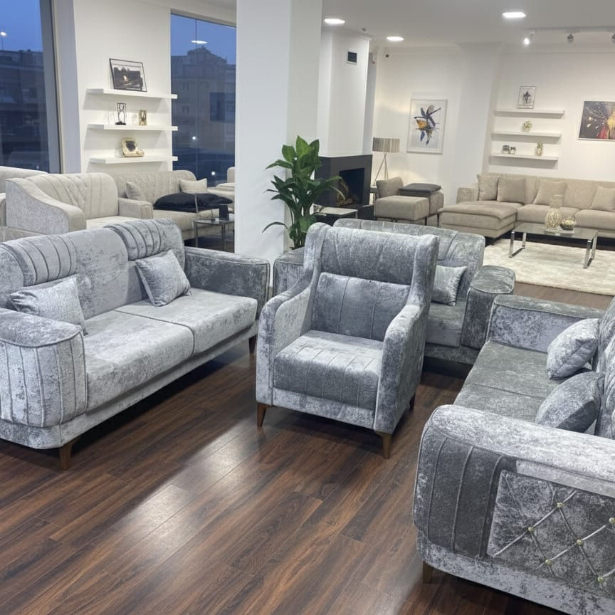 تخم قنفات 450الف 
‎🧡 يتألف من 10مقاعد  متوفر الان جميع الوان 💜
❤️🧡🖤💛🤍💚🤎💙 الاسعار, حسب الموديل المنشور بصوره 
تخم 10مقاعد 450
8مقاعد 380الف
7مقاعد 350الف
5مقاعد 250الف
يوجد توصيل داخل بغداد ٢٥الف
المحافظات حسب المحافظه بسعار رمزيه
كل ما عليك تختار الصورة التخم الي يعجبك وراح يوصلك خلال يومين بعد الحجز 
*********** متوفر واتساب
