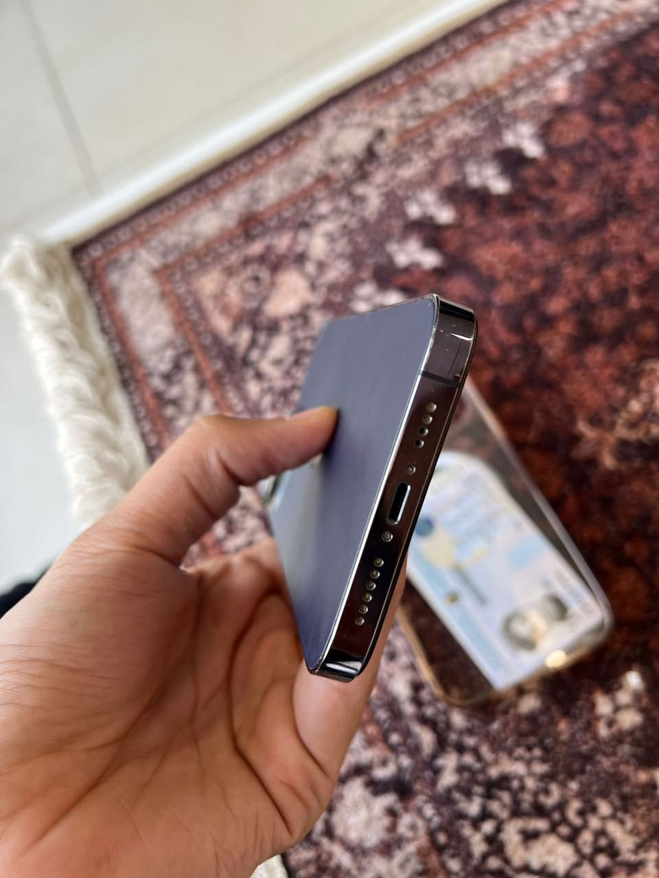 آيفون ١٤ برو ماكس شرق اوسط شاشه وبطاريه أصليات ذاكره ٢٥٦ كل خلل مابي فطر بضهره جهاز ع فحص مكفول من عدا لذاكرهن مكاني نجف ٧٠٠ بي مجال شي بصيط حك الجيه  دبل خط ***********
