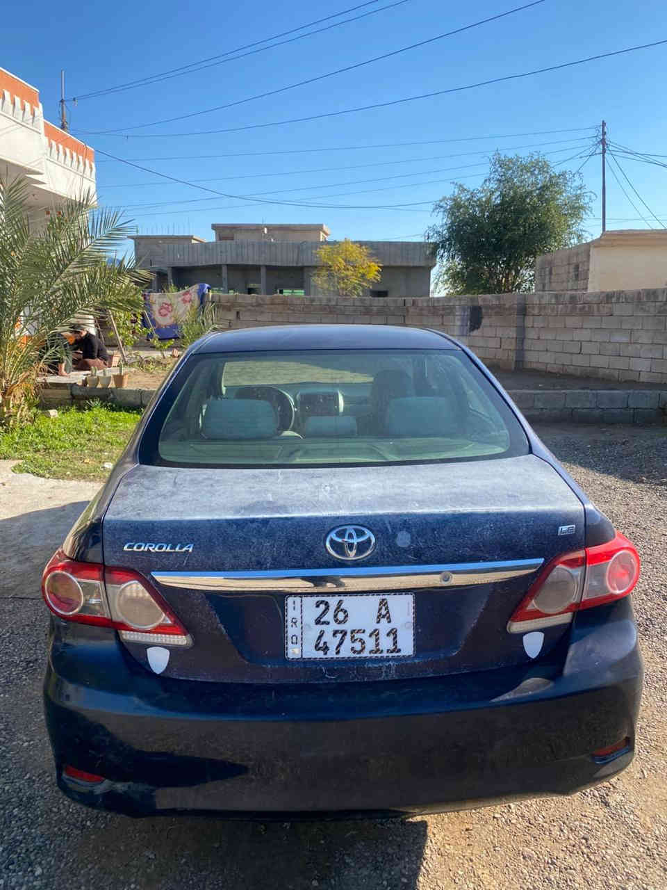 السلام عليكم
للبيع كورلا 

موديل 11

السعر 105

مسجل ب اسمي 

ضرر جاملغات امامي 

و عايزها صبغ

كير محرك شرط 

عنوان /صلاح الدين/ بيجي/ الزويه 

هاتف ***********
