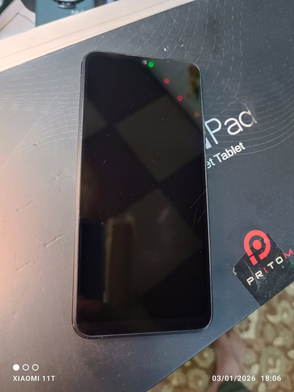 سلام عليكم ... مكاني كركوك

جهاز ريدمي 10A ذاكره 64 كيكه رام 4 بطاريه 5000 دبل سيم كارت او رام جهاز حيل حيل نظيف مامفتوح كبس شركة كله بلادي او شغال مابي اي عيب للبيع او مراوسه سعر 90 الف بي مجال شراي اتصل ***********
