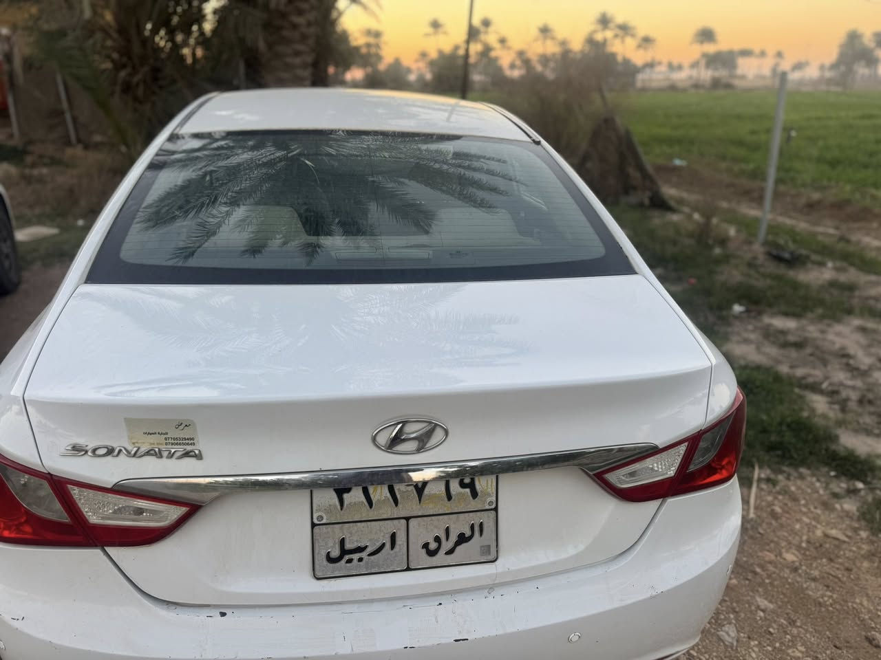 سوناتا خليجي ٢٠١٤ 
قطعتين صبغ بيه وبارد في جاملغ الخلفي 
رقم اربيل نافذ 
تحويل 
مكان السياره بابل كير ومحرك بحاله جيده 
وتبريد كلشي جاهز 
١١٠ بيه مجال 
***********
