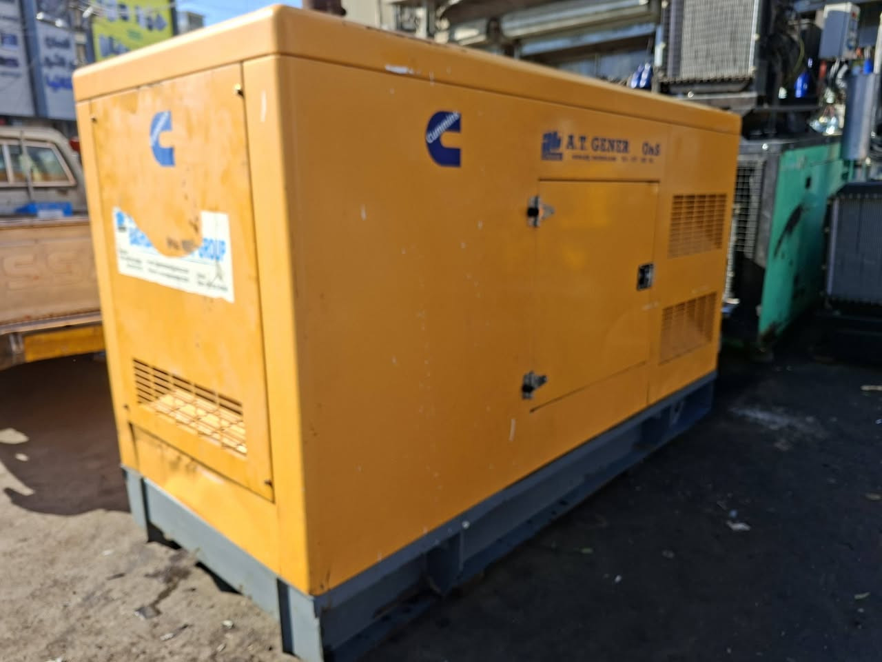 مولدة كمنز ٤سلندر ٥٠كيفي امريكي  اصلي شركة مامفتوحة كاتم ١٠٠بل١٠٠ بغداد ***********كرار
