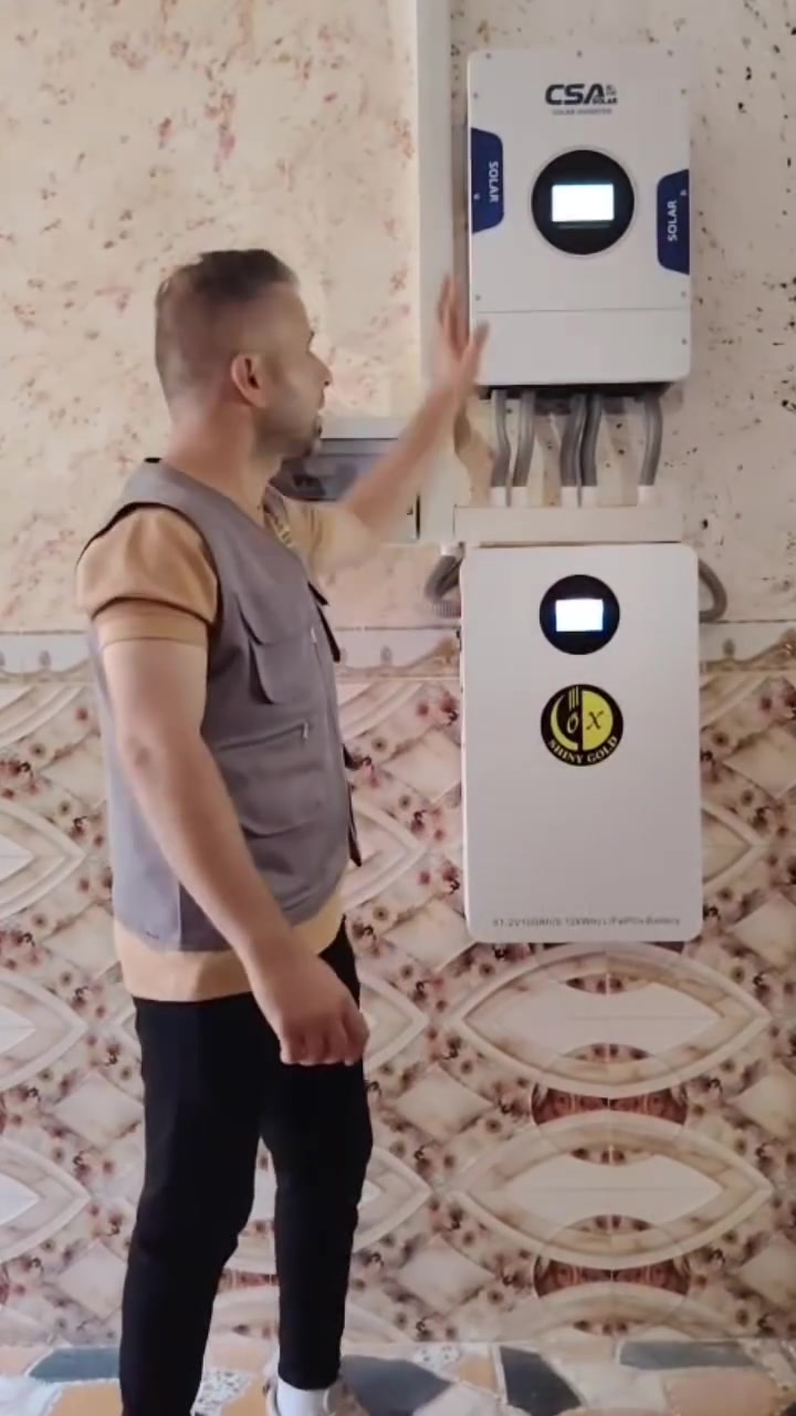 الشمس تشرق كل يوم … فلماذا لا نستغل طاقتها؟
حول منزلك إلى محطة  توليد كهرباء نظيفة ووفر الكثير !

✔️توفير في التكاليف
✔️استمرارية في الطاقة 
✔️صديقة للبيئة 

بفضل الله تعالى وبحمده اليوم تم تنصيب منظومة الطاقة الشمسية لمنزل لاخ (ابو حسين )
رقم المنظومة (15)

الطاقة الشمسية 10 أمبير 
تتكون المنظومة من انفيرتر 6كيلو واط من شركة SCA والبطارية 5كيلو واط من شركة OX
وللمنظومة ضمان حقيقي 5سنوات وذات ألواح 15 سنة 
⚡️شركة الوهج الساطع  ختياركم لافضل 
📞 لاستفسار عن اي شي  اتصل ع رقم (***********)
سجاد 
🗾عملنا يكون لدى جميع محافظات العراق 
🛣️ عنوان الشركة (واسط قضاء النعمانيه مجاور الركن البغدادي )
