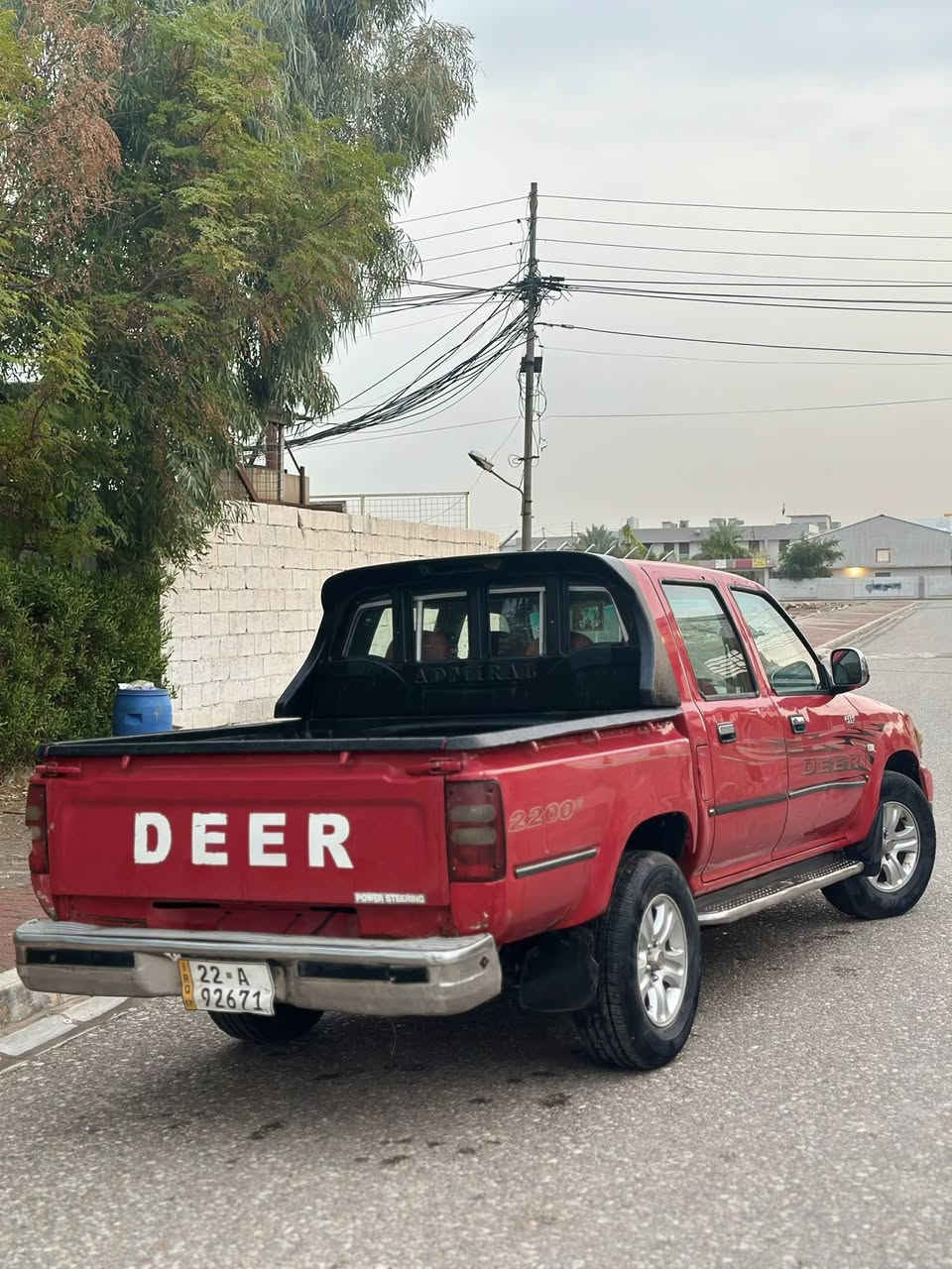 سلام عليكم
سيارة بيكم دير موديل 2009 للبيع 
رقم اربيل 
گير ومكينة بشرط  
شرط التحويل والغرامة
بيها كوبون البانزين
مكان تواجد السيارة كركوك 

السعر 69$ وبي مجال 
***********
