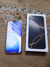 ايفون 16 برو ماكس ذكره 256 بطارية 100بلادي مشحون 42 مره فقط ضمان م/ستر...