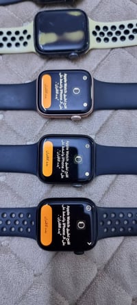 ساعات انواع ومشكل أبل سيريس 4\5\6\7  وكلكسي البيع شلع ماابيع مفرد ساعا...