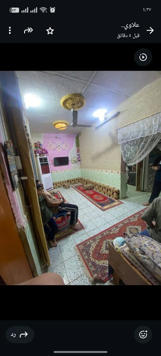السلام عليكم بيت طابو ركن المساحه ١٠٠ متر العنوان ناحية سديناويه يتكون من
الإستقبال ٣ ونص × ٥ 
الصاله ٦ ونص × ٣
الغرفه ٤ونص × ٣ونص 
المطبخ ٤ونص ×٣ 
الطابق الثاني غرفتين وصاله وصحيات غير مكتمل (عوزه لبخ وكهربائيات) تبليط ورصيف وأناره بل بأب
السعر ٩٠ وبي مجال قليل للشراي
للأستفسار : ***********
