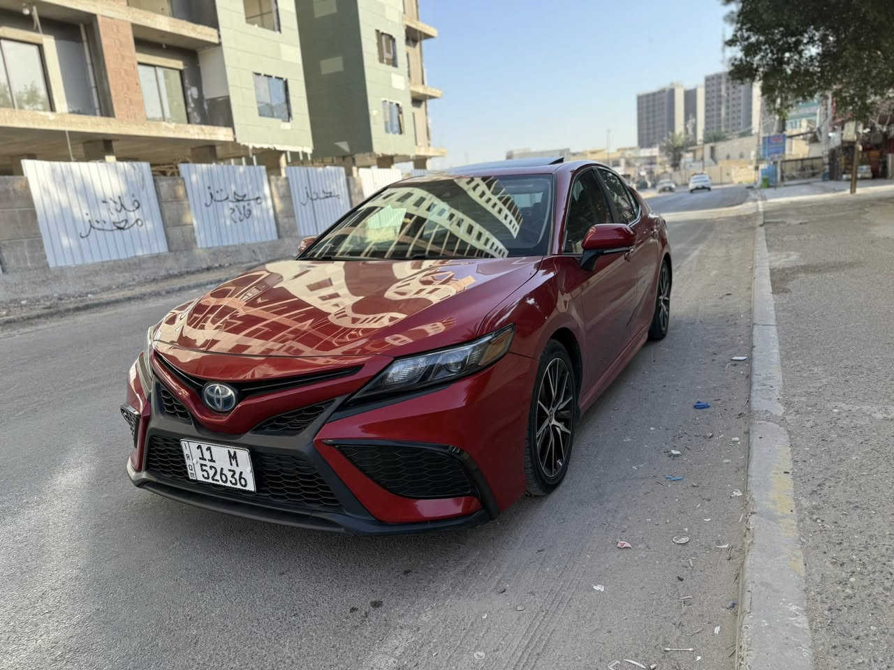 السلام عليكم اخوان
كامري 2022 SE plus هايبرد
وارد امريكي حادثهة مثل ماموضح بلصور خلفي وراجع بارد بلجاملغ والجنطة فقط بدون اي تبديل او اي صبغ والسيارة بدون ايرباك
السيارة ماشية52m
مواصفات السيارة 
1.شاشة جبيرة
2.ابل كار بلي
3.تشغيل عن بعد
4.سلايد
5.انظمة قيادة normal,eco,sport
6.اوتو هولد
7.شاحن واير ليس
8.رادار وقيادة ذاتية
9.رادار جانبي بلمري

السيارة حلوة ونظيفة وبدون صبغ 
سعر السيارة 21500$
مكان السيارة بغداد الاعلام
***********
