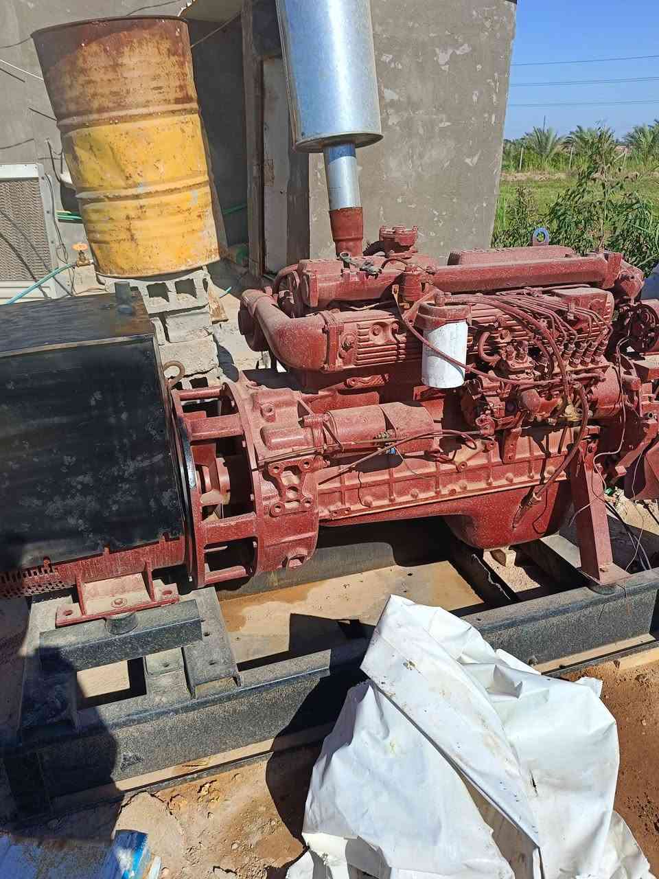 السلام عليكم 
 مولدة افيكو 120راس توليد 180 مجفتة جديد مشتغلة بس فحص السعر35 ورقة الهاتف ***********
العنوان كربلاء الامام عون
