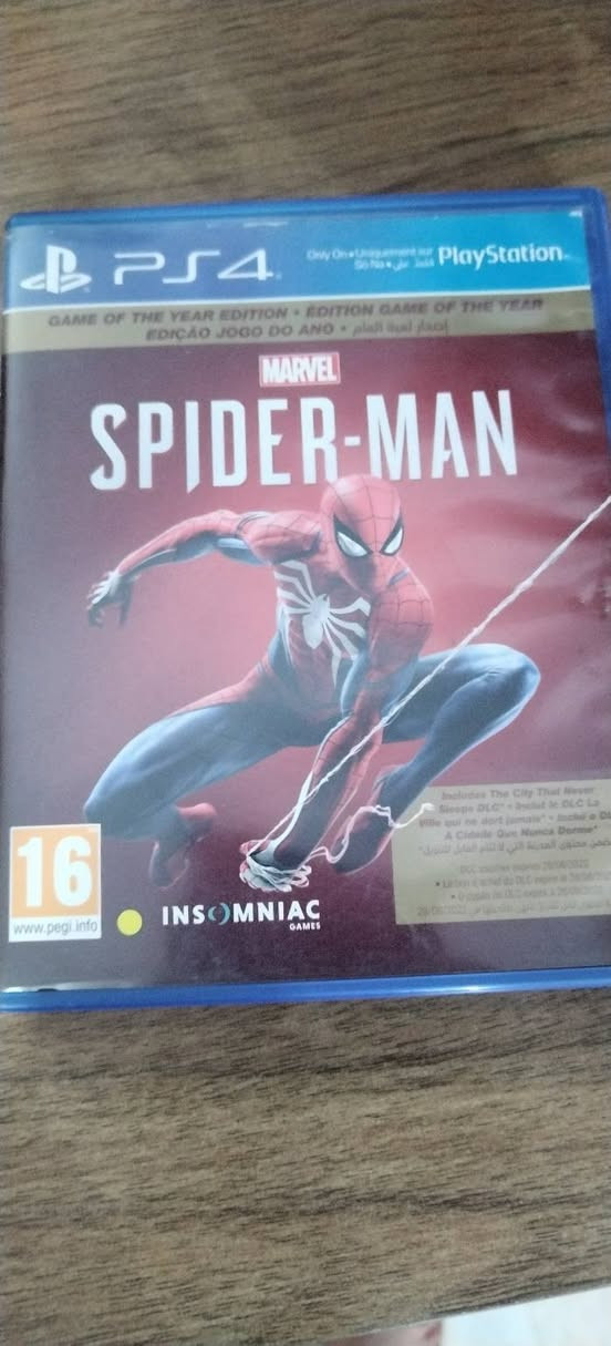 اقراص بلي 4
سبايدر مان عربية نسخة لعبة العام ب15 

انشارتد 4 انكليزية ب 20 و بيها مجال

الشراي يراسل واتساب 

***********
