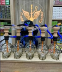 نركيله كامله(فنجان وقمجي وبكار وشيشه الجمجمة)ب٦ واصله  لمكانك توصيل مج...