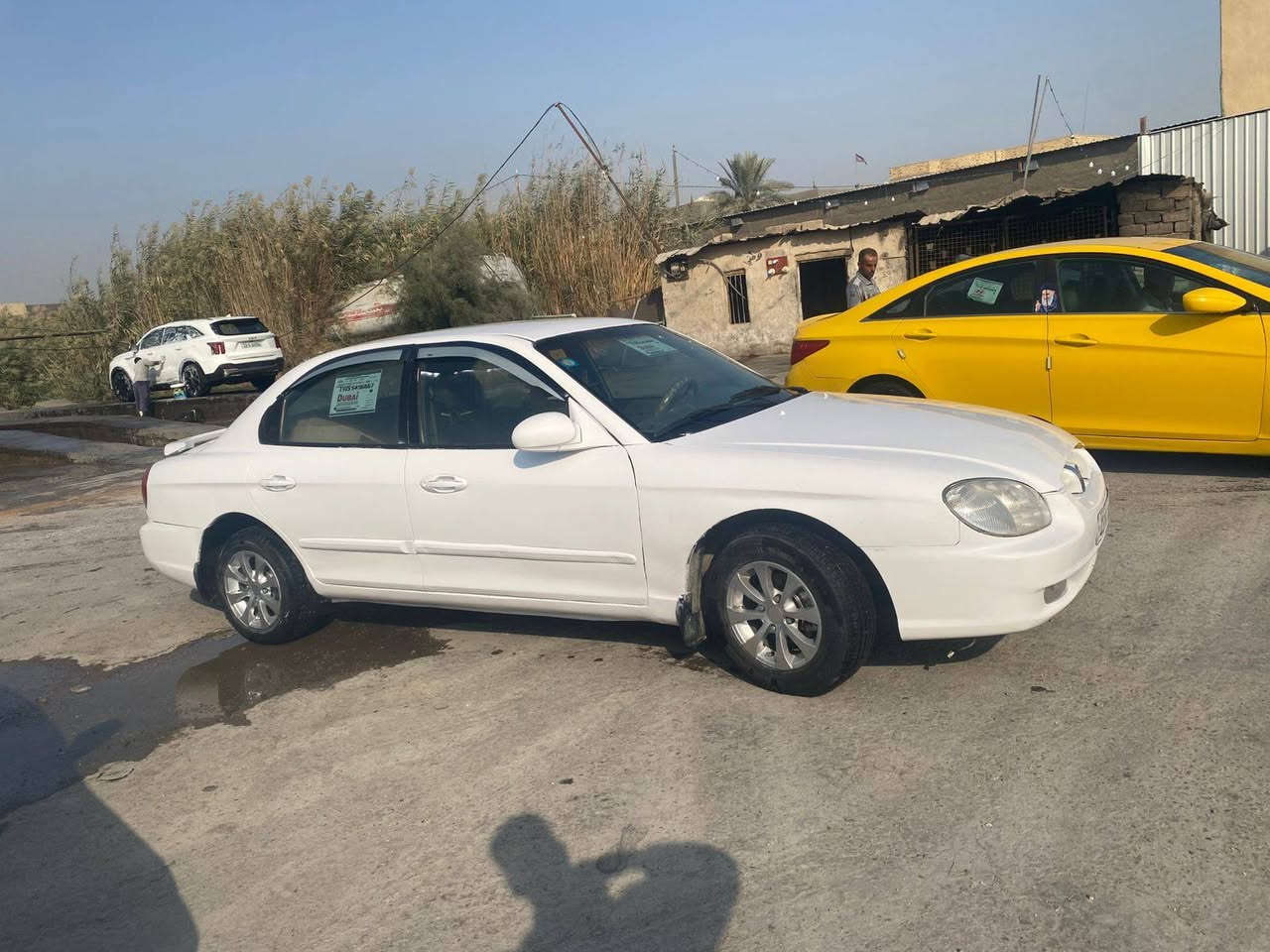 سلام عليكم هونداي سوناتا موديل 2001 محرك 2000 كير اوتو ماتيك رقم انكليزي بسمي مكينه وكير مكفولات صبغ عام الجماليه ***********
