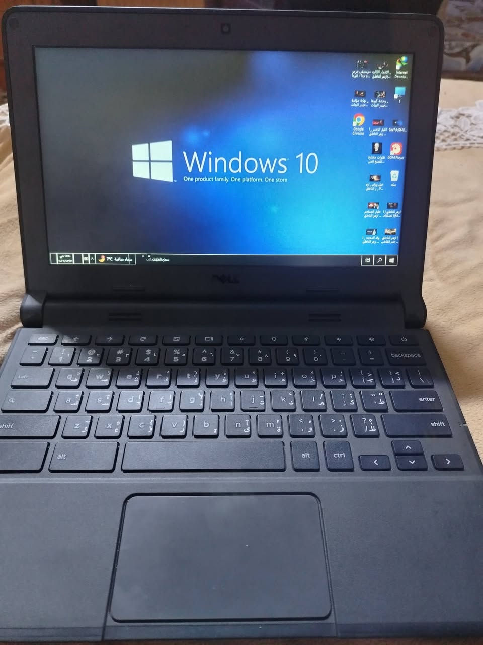 لابتوب ديل نظيفه الحجم ١٢ للبيع السعر ٧٠ وبيه مجال للشراي الشراي يتصل على     *********** العنوان النجف حي الوفاء
