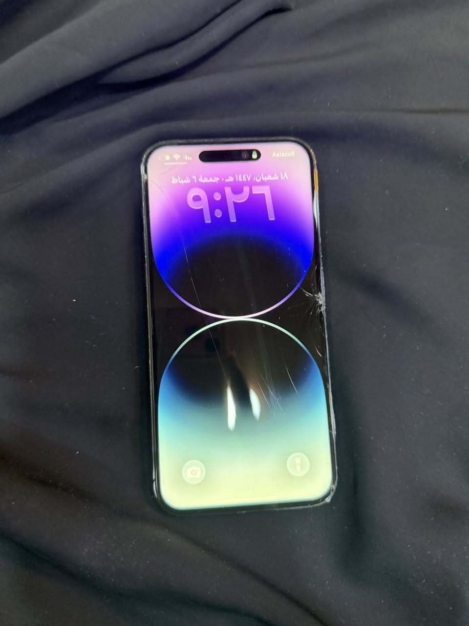 آيفون 14 برو ماكس شرق اوسط ذاكره 256 البطاريه 90 مرفوعه   فيس إيدي شغال الشاشه مفطوره و ظهر مفطور  الجهاز مبدل شاشه و مفطوره و مبدل عدسه كأمره  السعر 500 الف ***********
