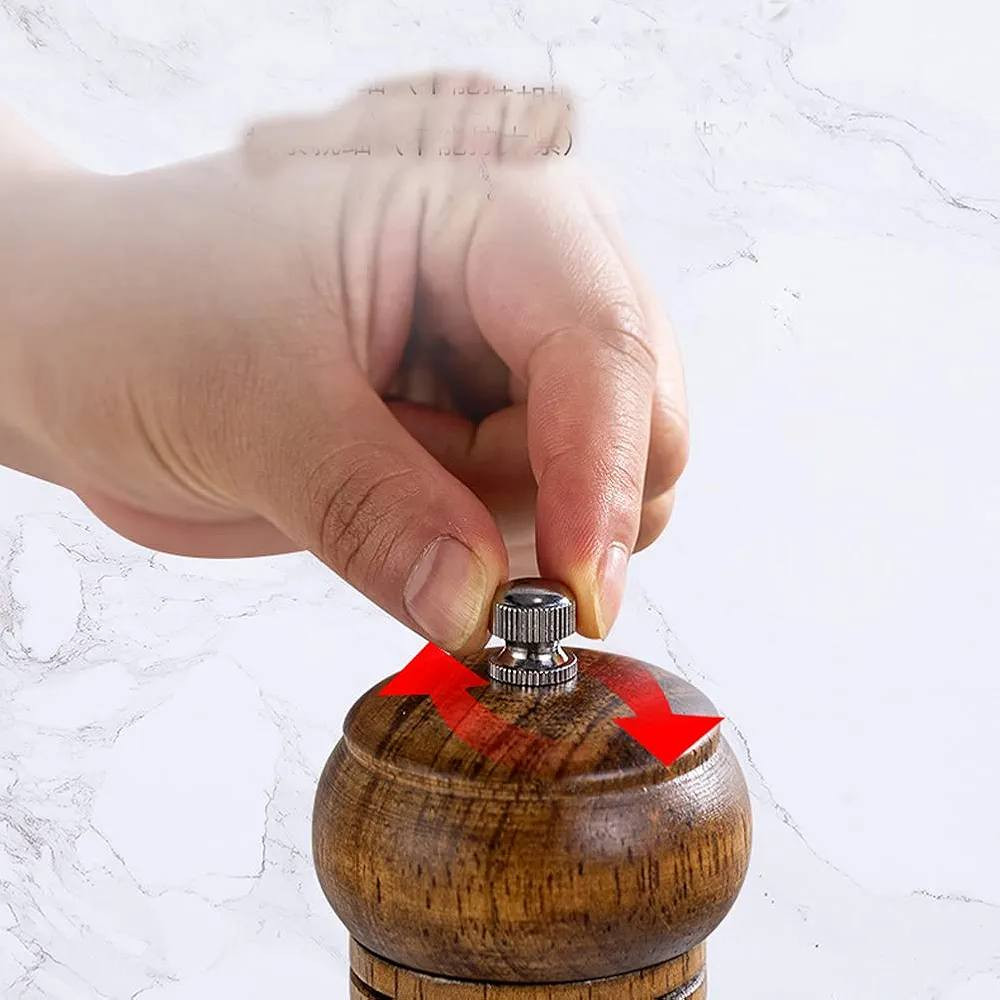 السعر 12
ايزومسن مطحنة فلفل خشبية مقاس 8 انش، مطحنة ملح وفلفل خشبية قابلة لاعادة الملء مع دوار سيراميك خشونة قابل للتعديل مع قاعدة خشبية


**إذا كنت صاحب هذا الإعلان وتريد حذفه لأي سبب، رجاءا أرسل رسالة إلى الدعم الفني**