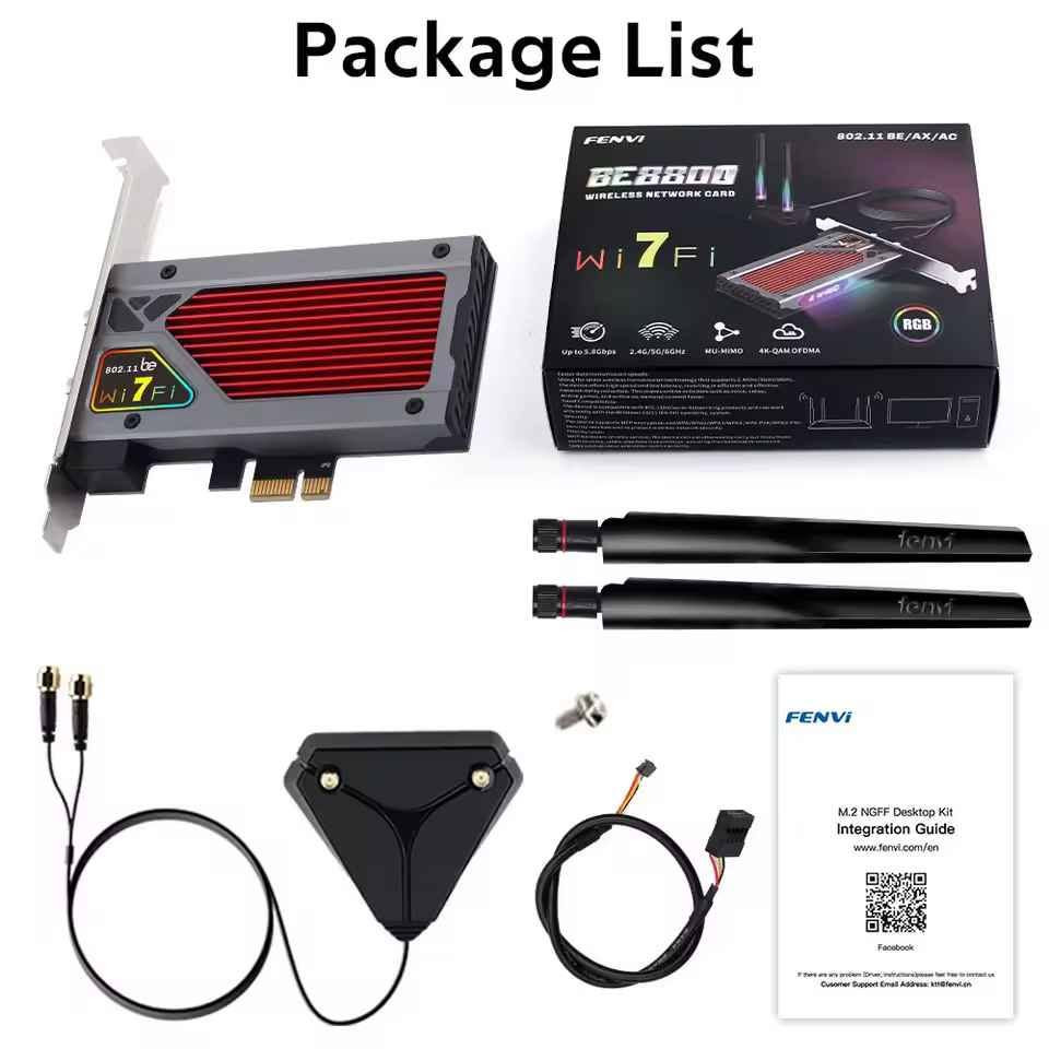كرت واي فاي وبلوتوث احترافي للجيمرز (Wi-Fi 7) مع إضاءة RGB 🔥

BE8800 PCIe WiFi 7 Card RGB

✨ المواصفات:
أحدث جيل: يدعم تقنية Wi-Fi 7 (802.11be).

سرعة خيالية: نقل بيانات يوصل لـ 5.8Gbps لتحميل الألعاب بسرعة.

ثلاثي النطاق: يدعم ترددات (2.4GHz / 5GHz / 6GHz) لضمان أصفى إشارة وأقل (Ping) بالألعاب.

تصميم قيمنق فخم: مزود بمشتت حراري للأداء الشاق مع إضاءة RGB تنطي منظر خرافي بداخل الكيس.

قاعدة أنتينات خارجية: يجي وياها قاعدة هوائيات خارجية تتثبت على الميز لسحب أقوى تغطية ممكنة.

استقرار ممتاز (PCIe): ينربط مباشرة بالمذربورد لضمان أعلى ثباتية.

بلوتوث مدمج: لربط يدات التحكم والسماعات الوايرلس بسهولة.

💰 السعر: 60,000

🚛 التوصيل: متوفر توصيل لجميع المحافظات مجانا.

📩 للتواصل والحجز: راسلنا على الخاص او على الواتس آب *********** بغداد, العراق

