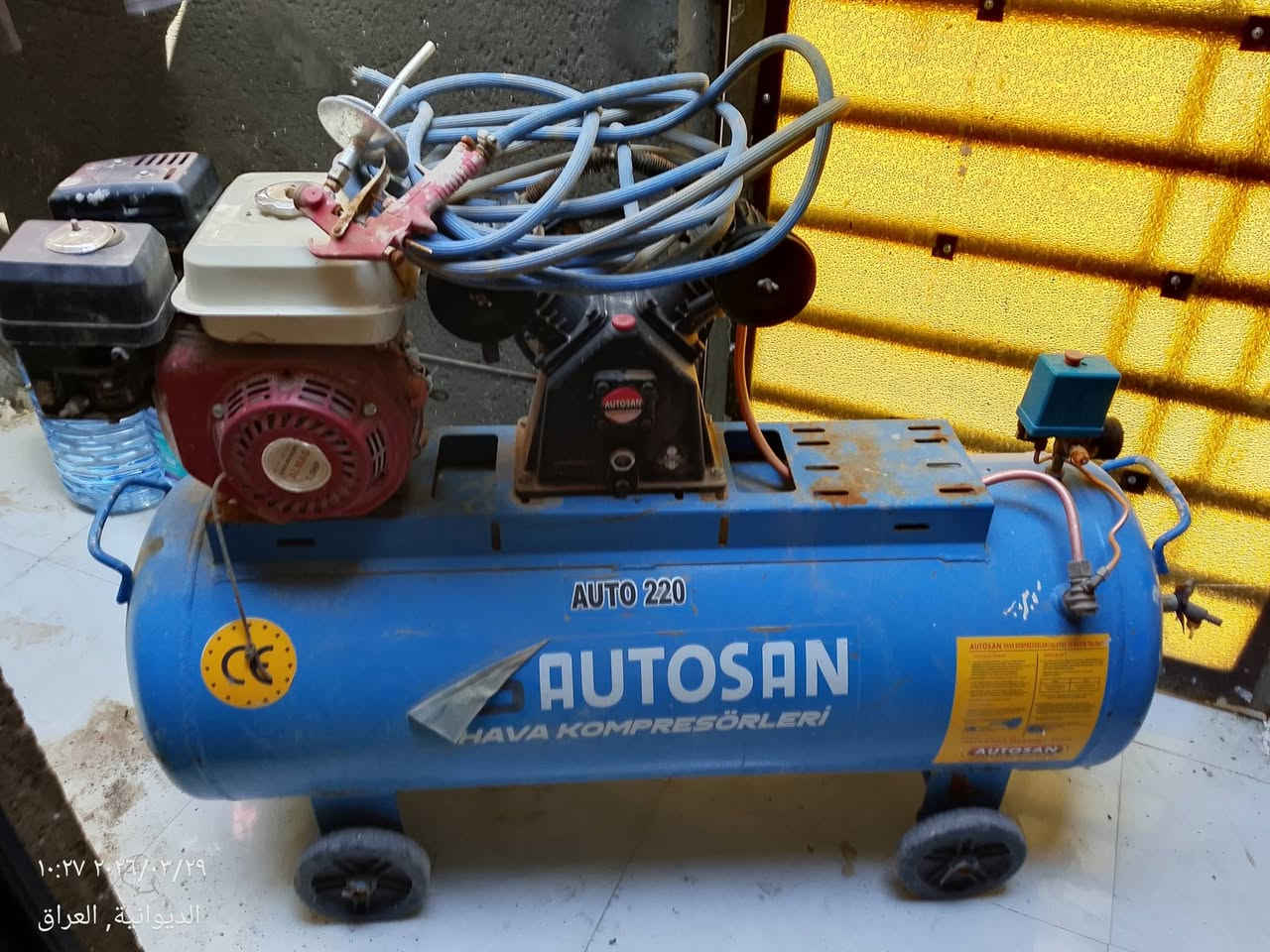 كمبريسر هواء للبيع استعمال قليل جدا السعر 450 الف


**إذا كنت صاحب هذا الإعلان وتريد حذفه لأي سبب، رجاءا أرسل رسالة إلى الدعم الفني**