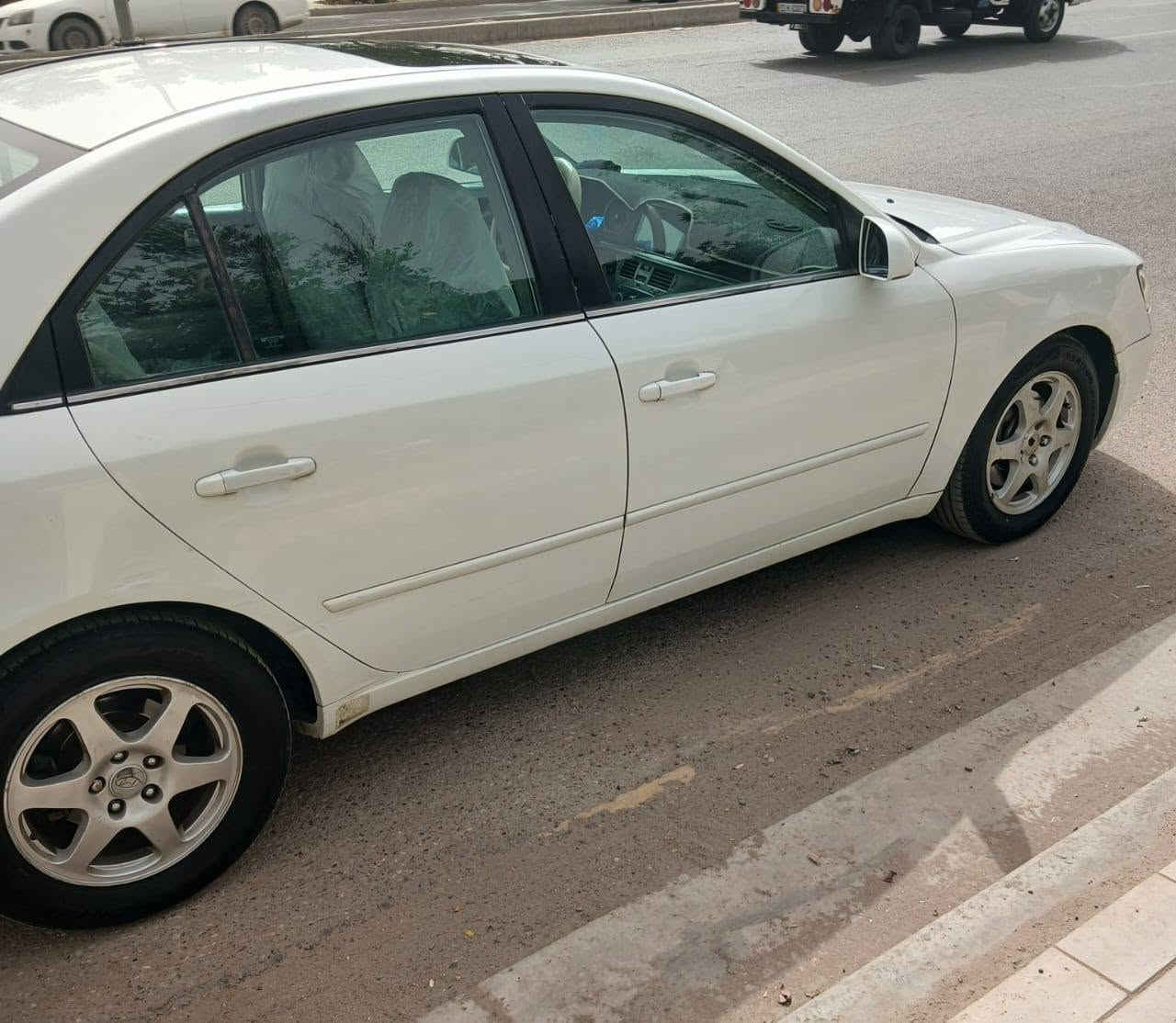 سوناتا 2007وارد امريكي 6سلندر بيهة مكانات صبغ ابيع حزام السيارة جاهز ة ادامة كاملة رقم بغداد  مكانهة بابل السعر 85 رقمي ***********
