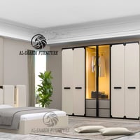 ٥ قطع • موديل فيروزه • سرير مخزن ١٨٠×٢٠٠