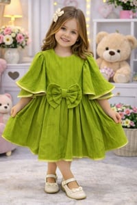 فستان بناتي • خامة درجة أولى • مقاسات ٢-٨