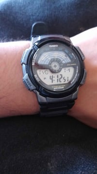 كاسيو AE-1100W-1A • خريطة العالم • مقاوم للماء ١٠٠م