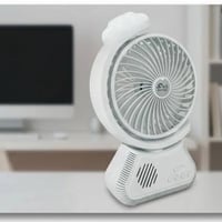مروحة سبيكر • إضاءة LED • بطارية ٦٠٠٠mAh