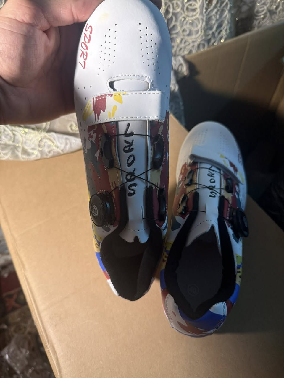 حذاء رياضي للدراجات اب هل شكل قياس 40 السعر 25 الف


**إذا كنت صاحب هذا الإعلان وتريد حذفه لأي سبب، رجاءا أرسل رسالة إلى الدعم الفني**