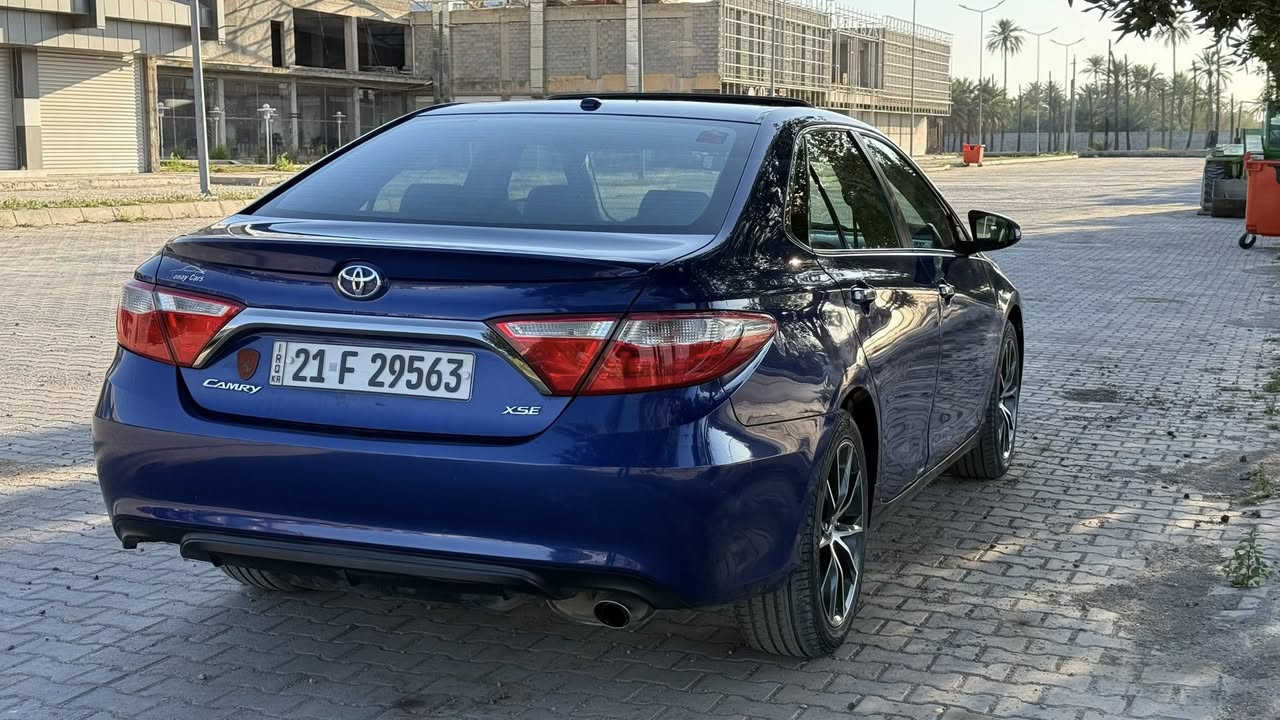 كامري ٢٠١٦
كامري امريكي فول مواصفات xse
مواصفات سلايت 
گير محرك كله مكفول 
كشن هيتر 
تبريد مركزي
جلد وكشن كهرباء 
لايت led 
شاشه جبيره 
ويل ١٨
تخم تاير جديد 
ماشيه ٩٤ ميل 
رقم وسنوية كلة جديد 
حادثها بنيد مصبوغ وجاملغ سكن مبدل بلاد بدوان دواخل 
ايرباك فقط استيرن ومرجع سستم 
عنوان سياره خانقين 
سعر 153 ورقه وبي مجال قليل 
***********
