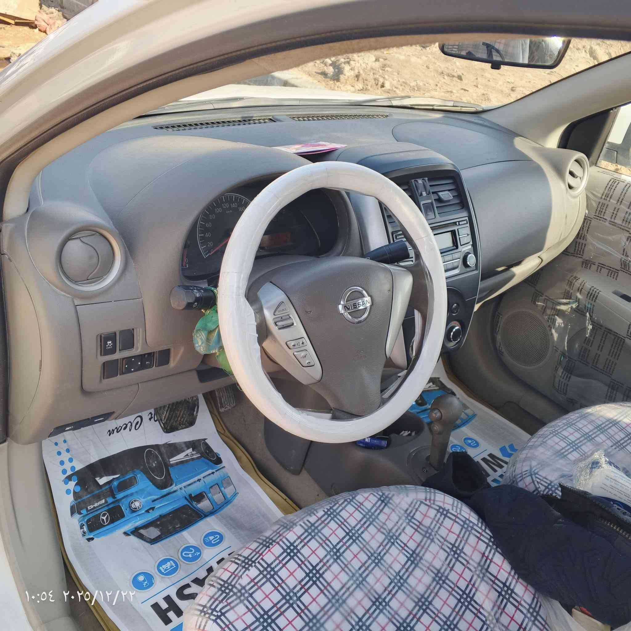 نيسان صني هندي موديل 18 رقم نكليزي اربيل سنويه لغايه 2028 ماشيه 165 الف عنوان النجف تواصل عل رقم ***********  سعر89 وبيها مجال
