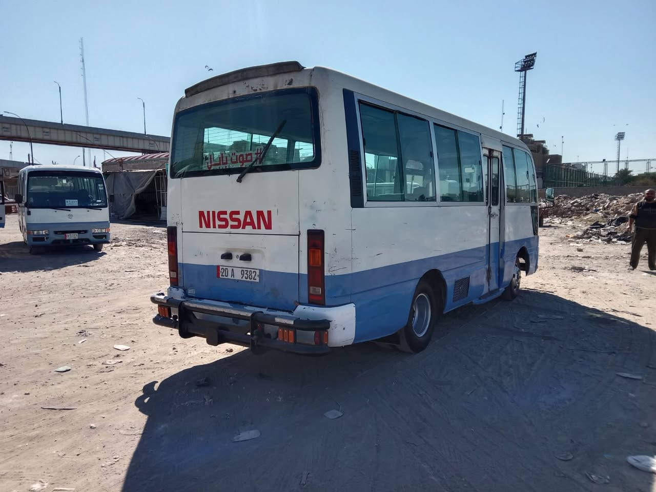 سلام عليكم كوستر نيسان 2002
مكينه كاز كرنفال 
رقم انكليزي ديالى
مصفرة هيئه ومرور
مكاني السياره 
حله
السعر 115وبي مجال للشراي
***********
