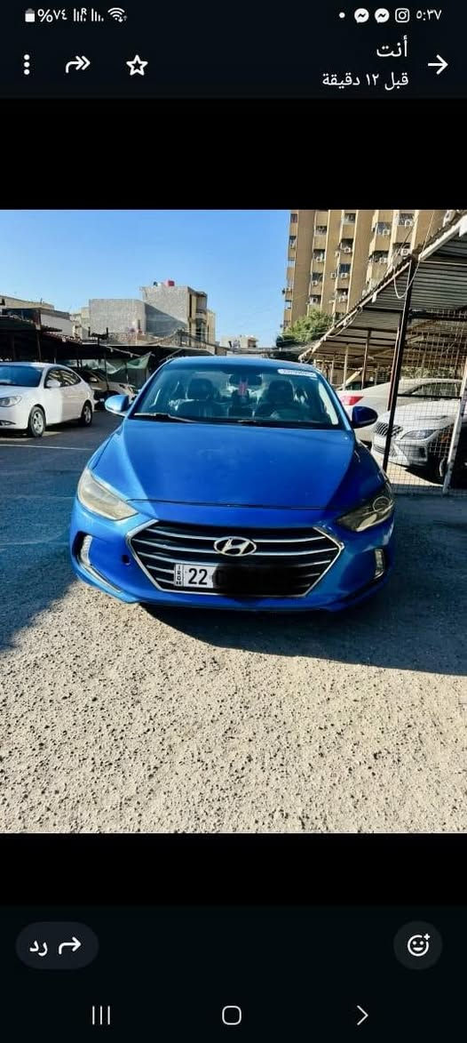 سلام عليكم النترا موديل ٢٠١٧تخم تاير صدر كير محرك تبريد مكفول السياره احله من الصور مكاني بغداد شارع حيفا صاحب السياره عربي بغداد هزه جديده السعر ١١٢وبيهه مجال ***********
