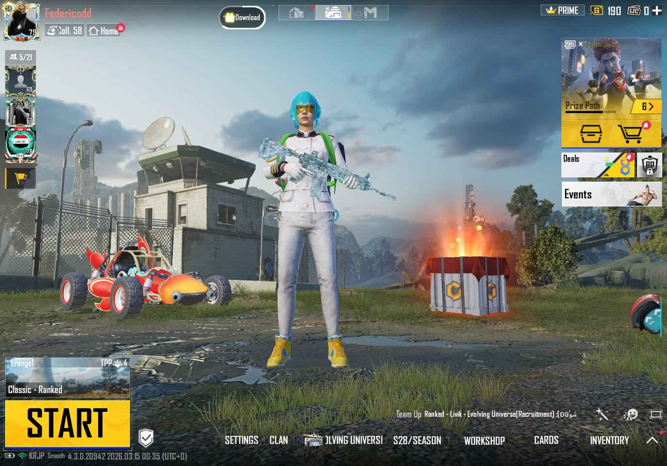 سلام عليكم حساب ببجي للبيع مستوى قريب ال 80 المجموع راح يصير 59 بيه كونكر التمت و عادي هاذا الموسم بيه القبطان و بي لبسه الصفراء وبي 6 متريال و 7 زغار يعني الامفور راح صير ماكس مكاني نجف للبيع ب 160


**إذا كنت صاحب هذا الإعلان وتريد حذفه لأي سبب، رجاءا أرسل رسالة إلى الدعم الفني**