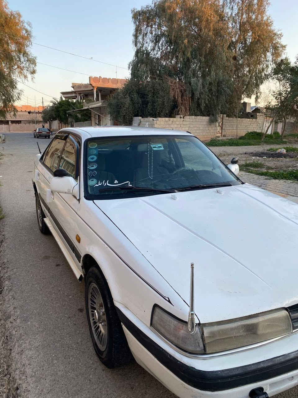 السلام عليكم 
السعر 32 وبي مجال للشراي 
مازدة 626 صندوك مديل 91 بلادي رقم بغداد سنوية جديدة لغاية 2029مشروع وطني تحويل ثاني يوم محرك 12بخ بدون صرف ولا بخار تبريد تدفئة بلادي غرفة جديد شادة بطاين جديد تخم تاير مع الويل جديد كهربائيات شغالة كيجات شغالة شاشة وكامرة بدون خياس شواصي بلادي بيها مكانات صبغ ابيع حزام سيارة كاملة للاخير مابيها نقص مكاني ديالى لسعدية  ***********
