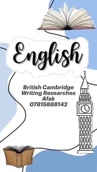 أكاديمية كامبريدج • كتابة بحوث • بكالوريوس إنجليزي