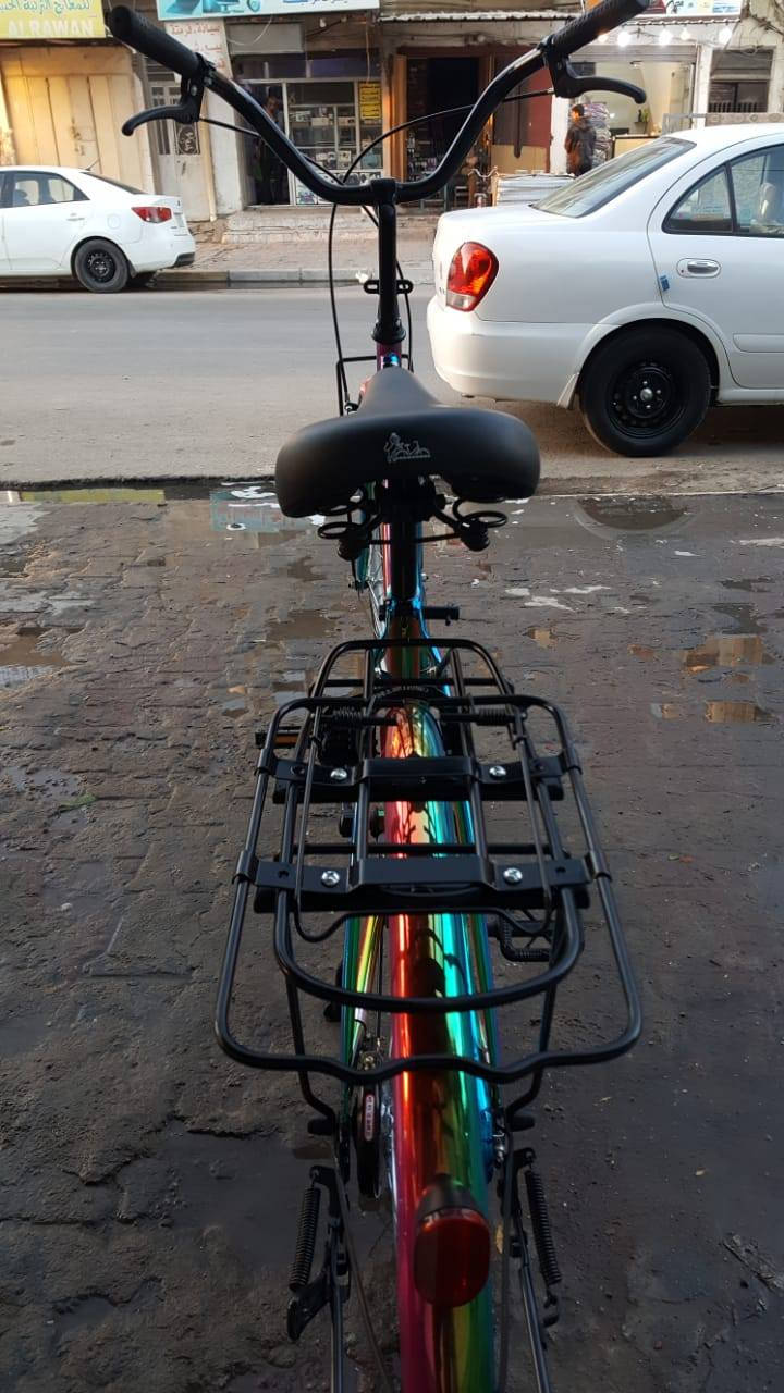 بايسكل سبع الوان جديد استعمال اسبوع حجم 26
السعر ب130وبي مجال بغداد ساحة عدن ***********
